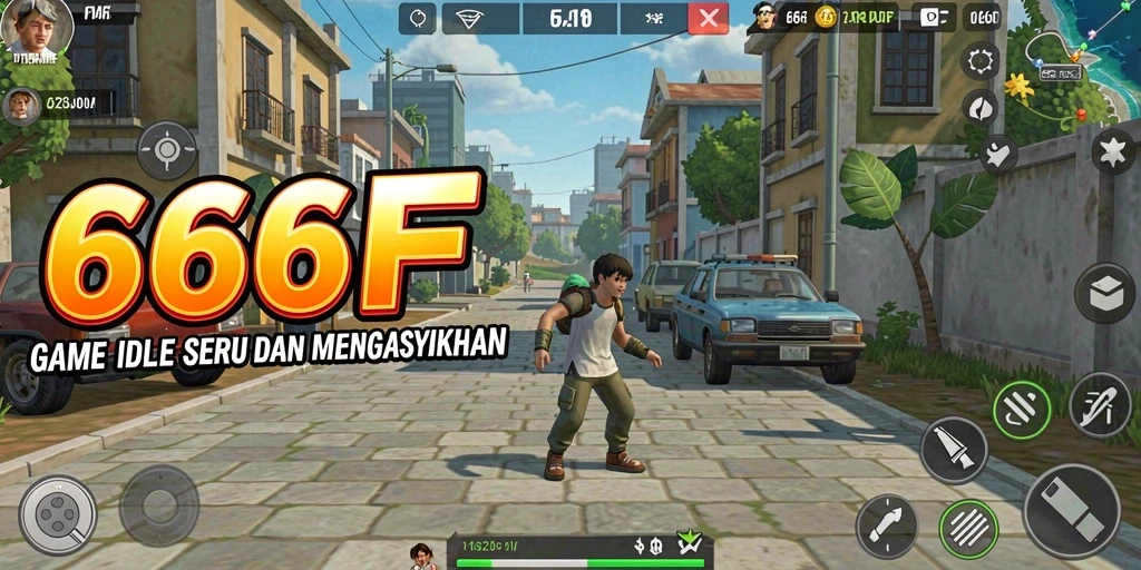 Gameplay 666F yang menampilkan karakter dan lingkungan yang menarik.