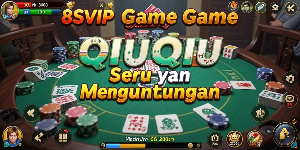 Tampilan gameplay QiuQiu yang seru dan menantang di 8SVIP.