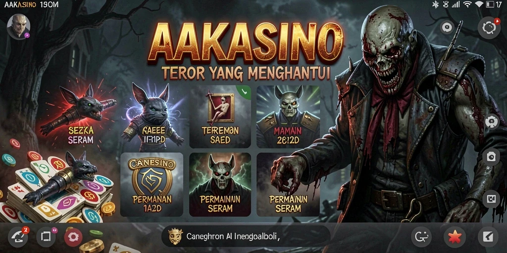 Gameplay AAKASINO yang menggugah ketakutan dan misteri.