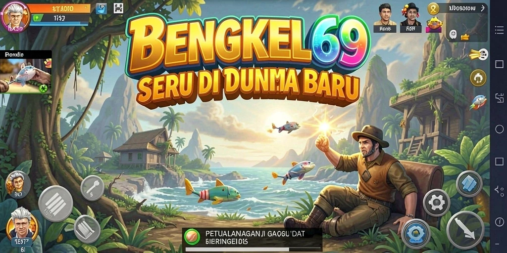 Tampilan gameplay <strong>BENGKEL69</strong> yang seru saat menjelajahi dunia petualangan.