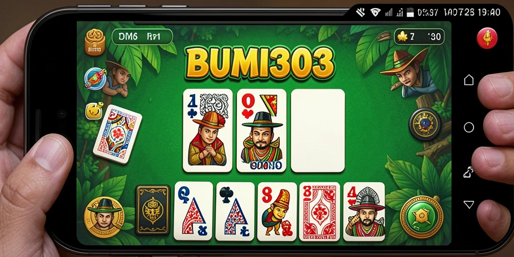 Screenshot BUMI303 menampilkan aksi seru permainan Domino.