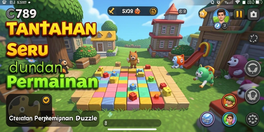 Screenshot C789 menampilkan gameplay seru teka-teki Puzzle.