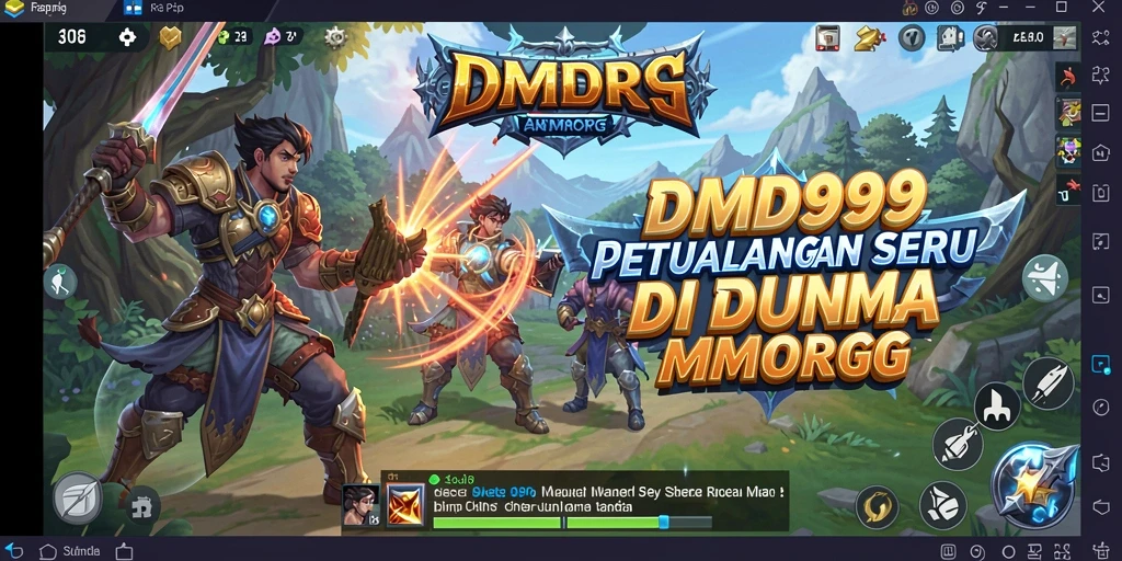 Tampilan gameplay DMD999 yang menakjubkan dengan aksi seru.