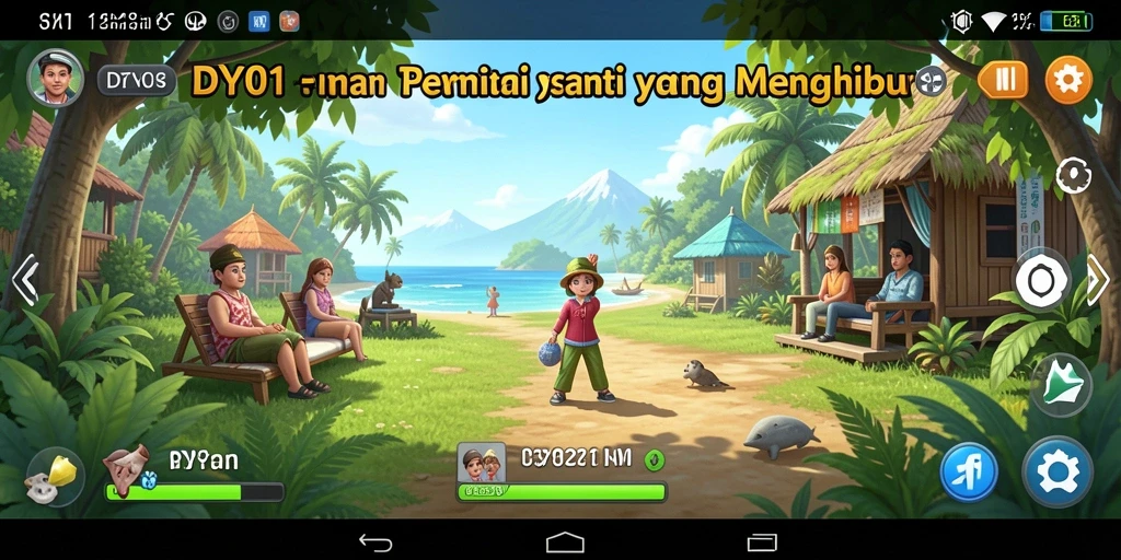 Tampilan gameplay <strong>DY01</strong> yang menarik dan penuh warna.
