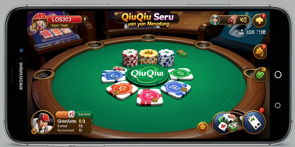 Tampilan gameplay QiuQiu yang menarik dalam LOS303.