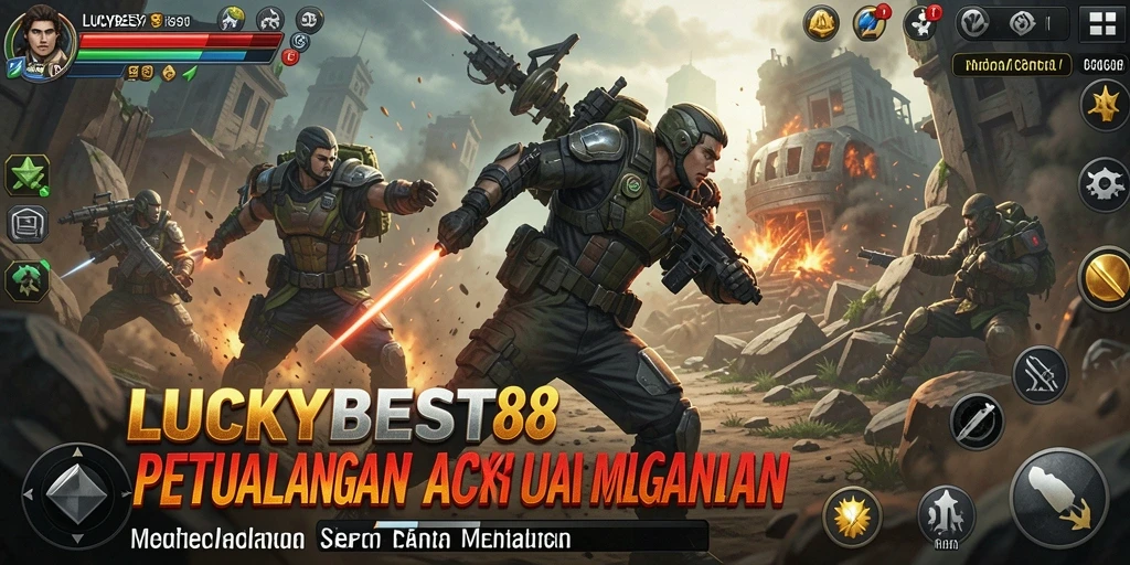 Screenshot menampilkan gameplay aksi yang mendebarkan di LUCKYBEST88.