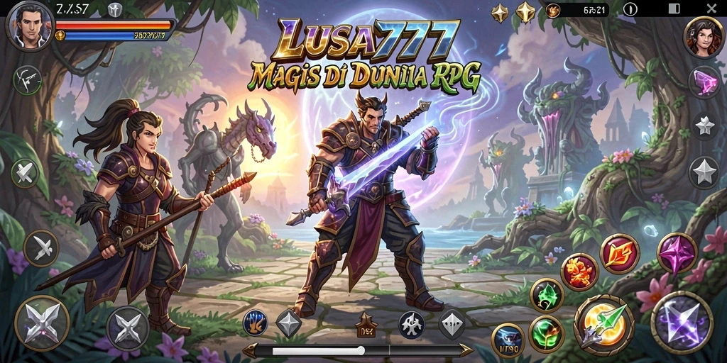 Gameplay LUSA777 yang menampilkan petualangan epik dan grafis menawan.