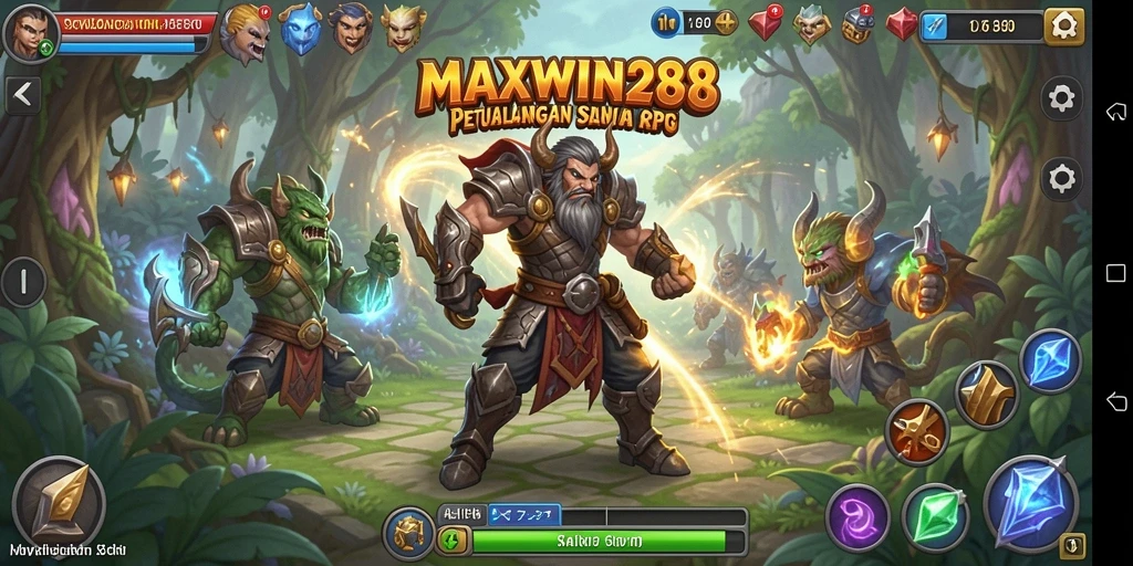 Gameplay menakjubkan dalam <strong>MAXWIN288</strong> dengan petualangan RPG yang seru.