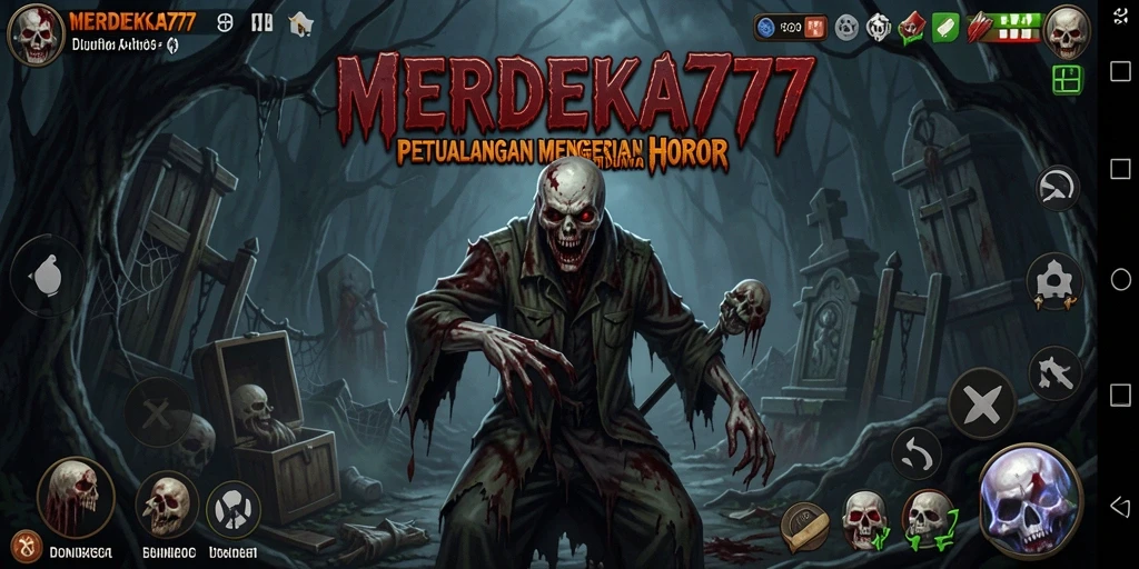 Gameplay seru MERDEKA777 yang penuh dengan ketegangan horor.