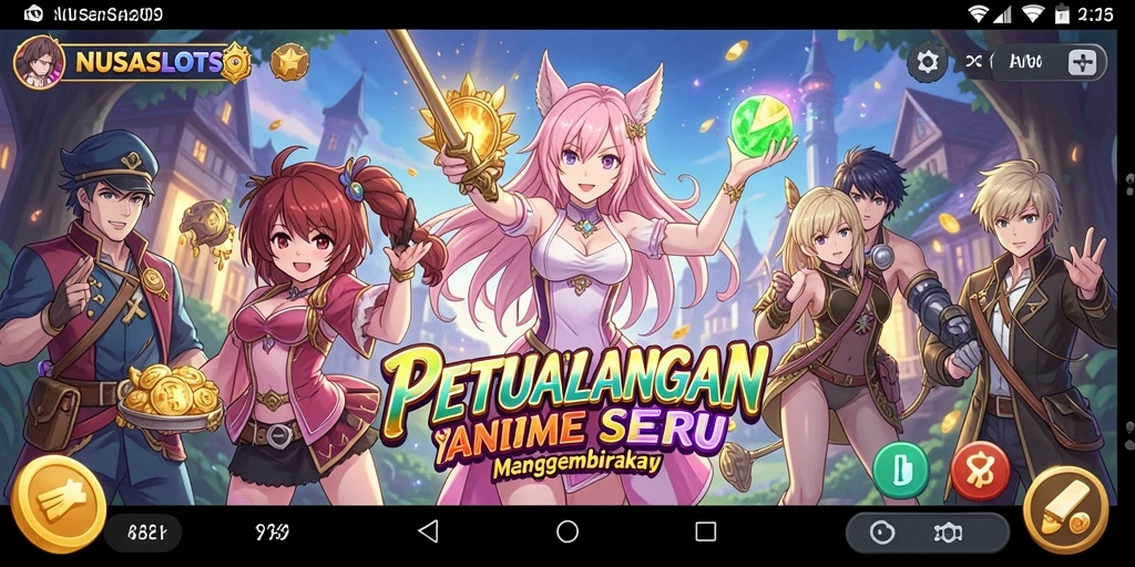 Gameplay menarik dari NUSASLOTS dengan karakter Anime yang lucu.