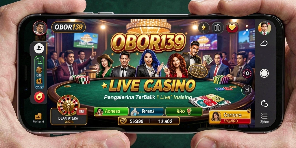 Tampilan gameplay Live Casino OBOR138 yang menegangkan dan interaktif.