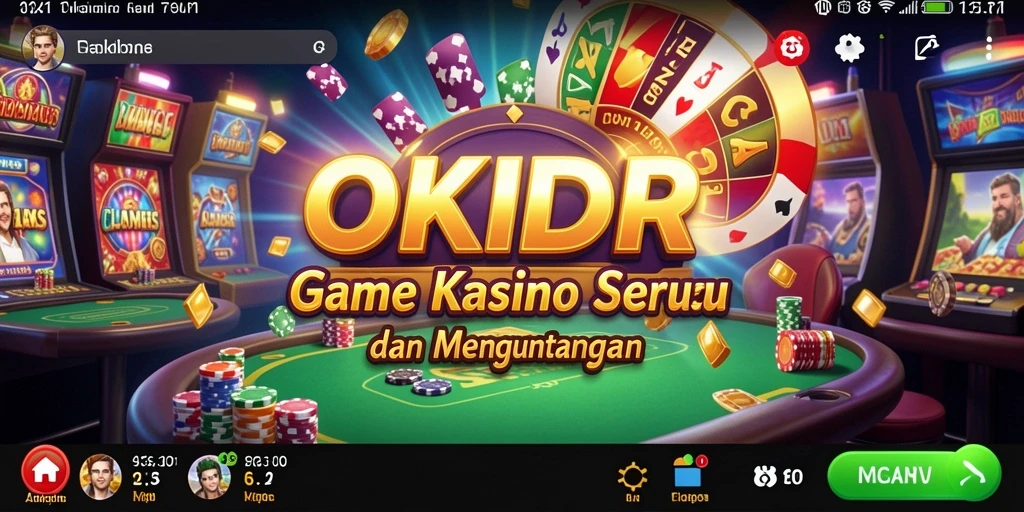 Tangkapan layar permainan OKIDR dengan tampilan menarik dan grafik berkualitas.