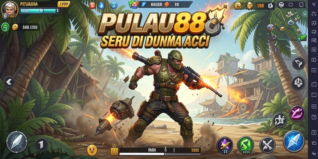 Gameplay PULAU88 yang menegangkan dengan aksi seru dan karakter dinamis.