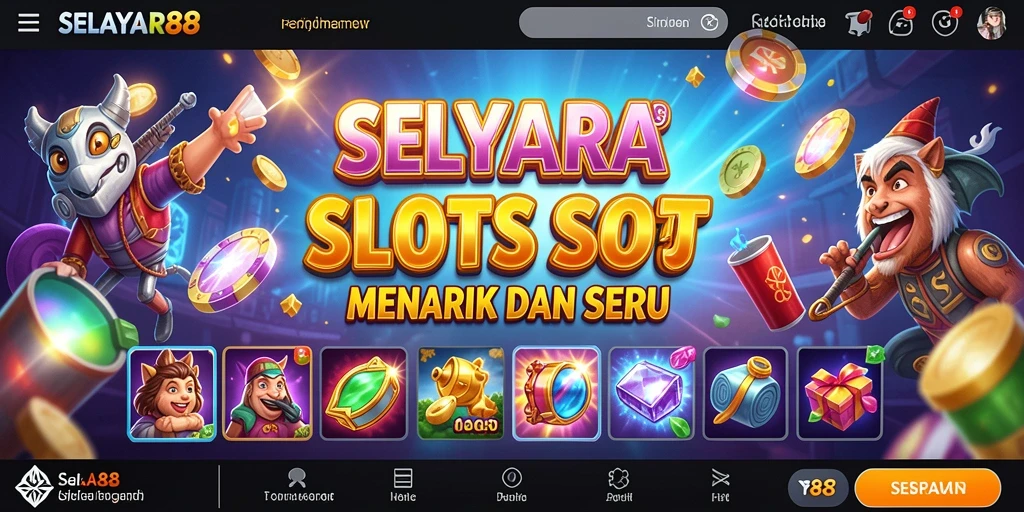 Tampilan gameplay menarik dari slot SELAYAR88 dengan efek visual menawan.