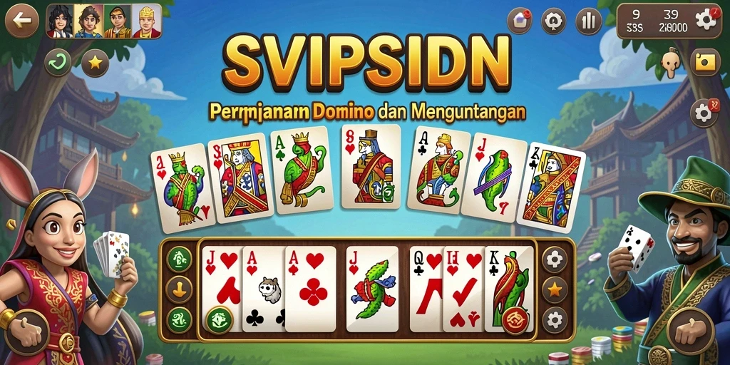 Tampilan utama gameplay SVIPSIDN yang menarik dan interaktif.