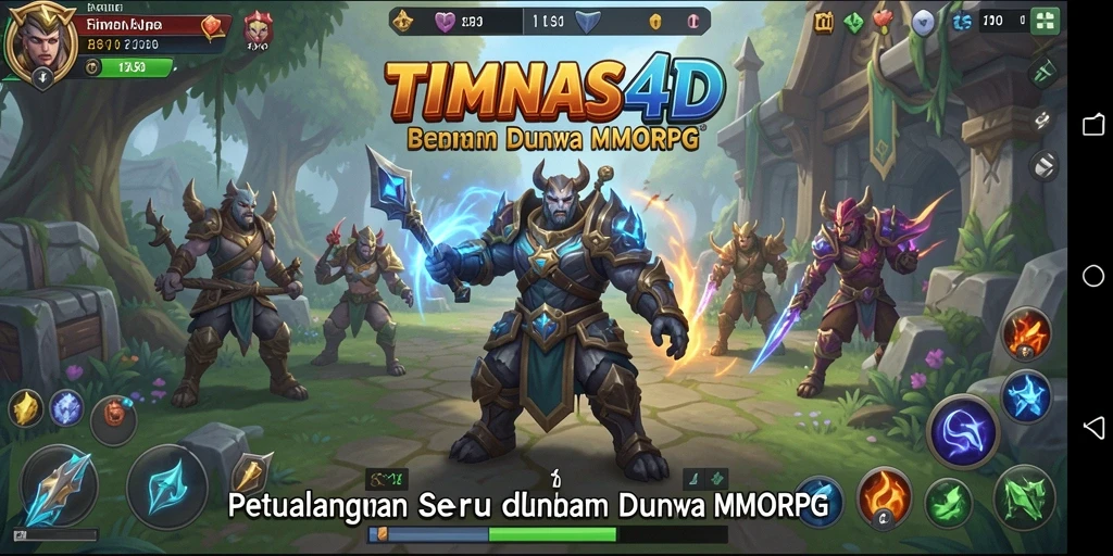 Tangkapan layar gameplay TIMNAS4D yang menggambarkan aksi dan petualangan seru.