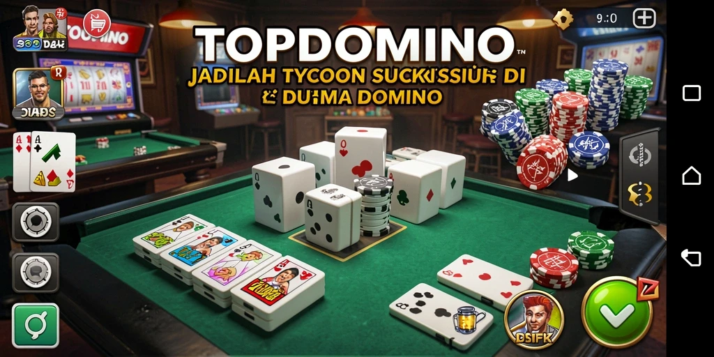 Gameplay seru dan strategis di dunia TOPDOMINO.