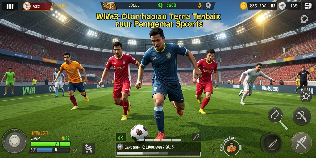 Screenshot gameplay WIN33 menampilkan aksi seru dalam olahraga.